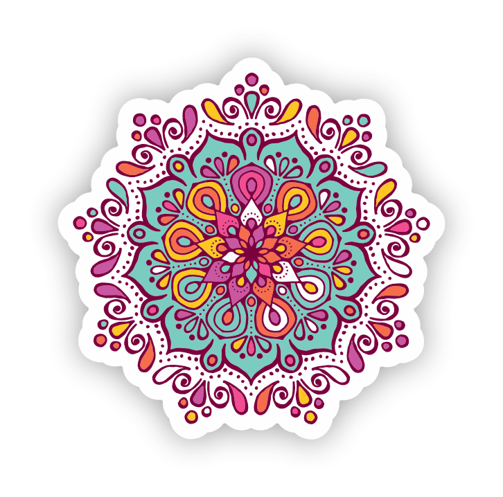 Colorful Mandala Sticker